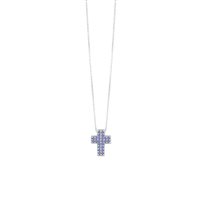 Collana Bliss Donna BL DREAM LE FORME in Oro bianco Zaffiro 0.10 Ct 20104416 - 20104416
